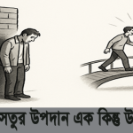 দেয়াল ও সেতুর উপাদান এক, উদ্দেশ্য ভিন্ন