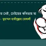 ছবিতে নেই, ঢেউয়ের কবিতায় মা