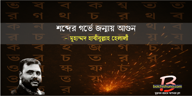 শব্দের গর্ভে জন্মায় আগুন শব্দের গর্ভে জন্মায় আগুন